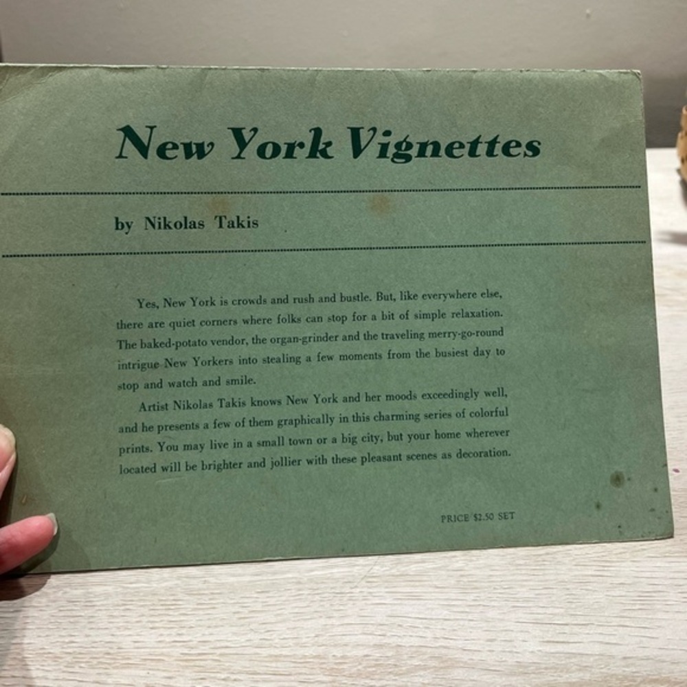 Vintage Nikolas Takis prints